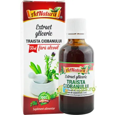 Extract Gliceric Traista Ciobanului fara Alcool 50ml