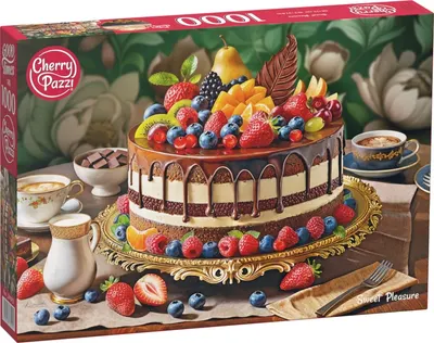 Puzzle Cherry Pazzi din 1000 piese - Dulce plăcere