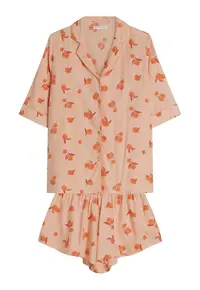 Pijama dama Naranja
