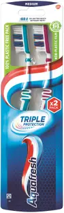 Aquafresh Periuţă de dinţi Triple protection, duo pack