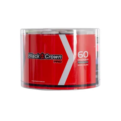 Jar 60 Multicolor Perforated Black Crown Overgrips