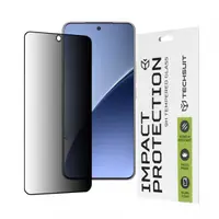 Folie de protectie Ecran Privacy Techsuit pentru Xiaomi 15, Sticla Securizata, Full Glue, 111D