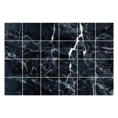 Autocolante pentru gresie 24 buc. 15x15 cm Marble Tiles Florencia – Ambiance