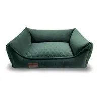 Culcusul pentru caini Medusa Riviera, verde inschis, 90x70 cm