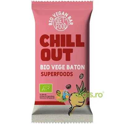 Baton cu Superalimente Chill Out Ecologic/Bio 35g