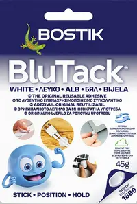 Lipici reutilizabilBostik BluTack - Alb, 45 g