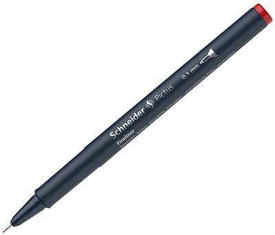 Liner Schneider Pictus - 0.1 mm, roșu