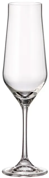 Set de pahare de șampanie Bohemia - Royal Lida, 6 buc x 220 ml