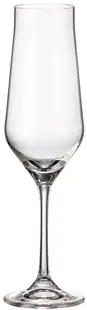 Set de pahare de șampanie Bohemia - Royal Lida, 6 buc x 220 ml
