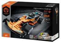 Constructor 2 in 1 iM.Master Mechanical - Mașină de curse, Pull Back, 221 piese