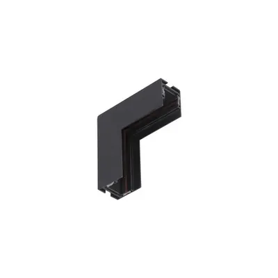 PLANET MAGNETIC Nisipiu Negru Aluminiu Connector Corner For Surface or Pendant Magnetic Profile 9110020 Vertical 90° Compatible cu 9110020 & 9110021