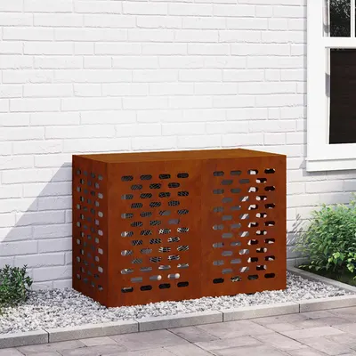 vidaXL Husă pentru aer condiționat Ruginit 100 x 50 x 70 cm