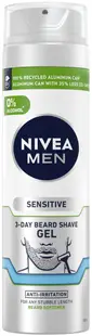 Nivea Men Gel de ras Sensitive, 3-day Beard, 200 ml