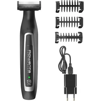 Aparat de tuns barba 3 in 1 Rowenta TN6000F5, autonomie 120 min, 3 trepte de tundere, Negru