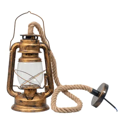 Pendul, felinar cu funie, dimensiuni 29x18cm, E27, IP20 / ZTS 8420