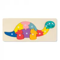 Puzzle 3D din Lemn Dinozaur Erbivor