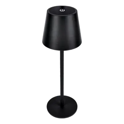 Zara Dimmable Table Lamp 3w With Battery Ip44, Black