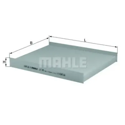 Filtru, aer habitaclu MAHLE ORIGINAL LA 745