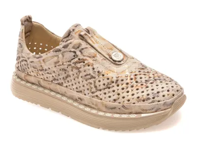 Pantofi sport GRYXX bej, 251YZ74, din piele naturala