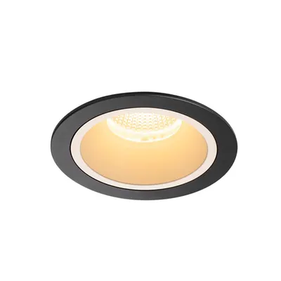 Spot incastrat, NUMINOS L Ceiling lights, black Indoor LED recessed ceiling light black/white 3000K 20°