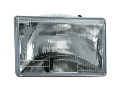 Far fata Dreapta (H4, electric, cu motor, culoare insert: argintiu, culoare semnalizator: transparent) potrivit JEEP GRAND CHEROKEE I