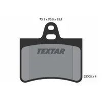 Set placute frana, frana disc TEXTAR 2330501