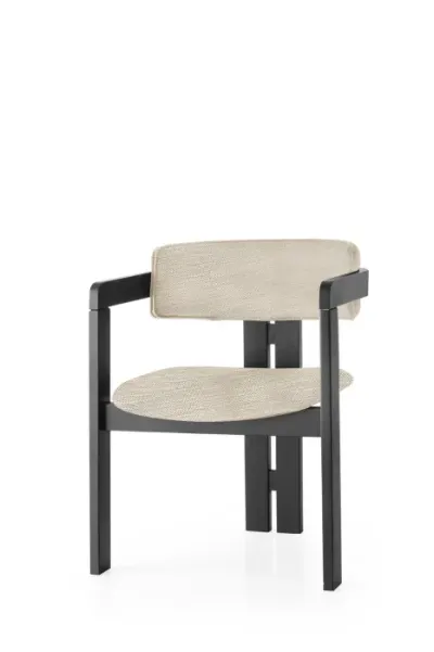 Scaun CO, gri deschis + negru, 58x49x76 cm