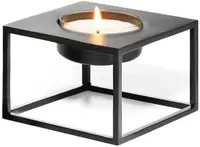 Suport de lumânări din metal Philippi - Solero, mărimea M, negru
