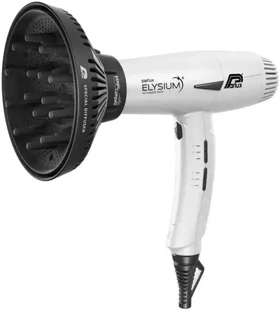 Parlux Set - Uscător de păr Elysium, alb + Difuzor Magic Compact