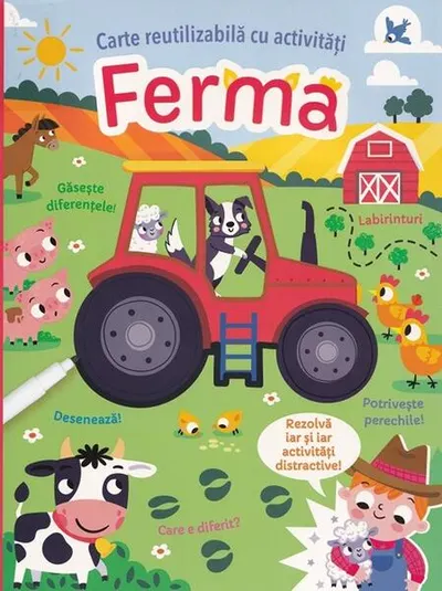 Ferma. Carte reutilizabilă cu activități - Paperback - ***