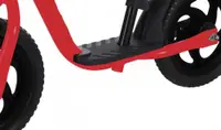 Bicicleta pentru copii Novokids SplendOr Balance Bike 124 Rosu pedagogica fara pedale, Cu platforma, Roti 12 inch, 1-5 ani, Maxim 30 kg, Cadru otel, Roti din spuma cauciucata EVA, Ghidon si sa reglabile pe inaltime