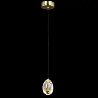 Golden Egg Led Pendant 4.8w 3000k, Gold