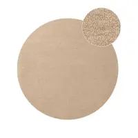 Covor în culoare naturală țesut manual rotund din lână ø 200 cm Puristic Knots – Elle Decoration