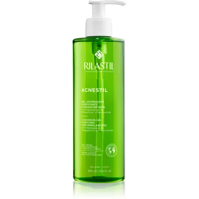 Rilastil Acnestil gel de curatare pentru reducerea sebumului pentru tenul gras, predispus la acnee 400 ml