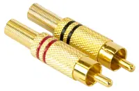 Conector Master Audio - MA266, RCA, auriu