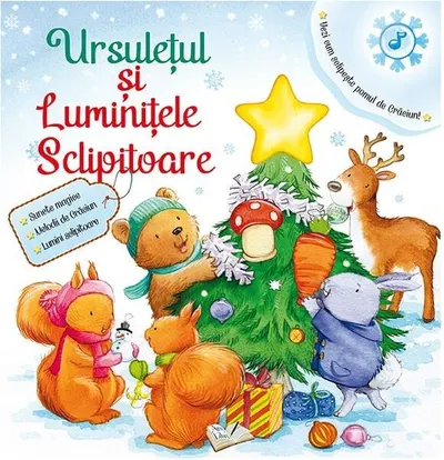 Ursulețul și luminițele sclipitoare - Board book - Cristina Poterășoiu