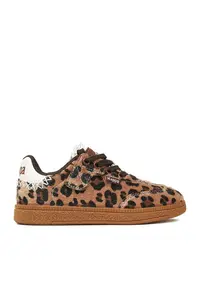 Pantofi sport copii - fetita - maro - tesatura