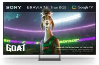 Televizor Smart Sony – BRAVIA 7 II, True RGB, 75", 4K, RGB LED, procesor XR AI, 120Hz, Dolby Vision/Atmos, compatibil PS5, K75XR75M2PB, Google TV, 2026, negru