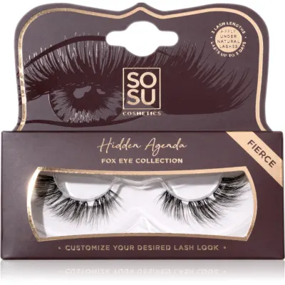 SOSU Cosmetics Hidden Agenda Fox Eye Collection gene false culoare Fierce 1 buc