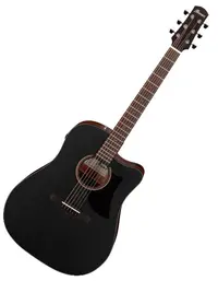 Chitara electrica acustica Ibanez - AAD190CE, Weathered Black Open