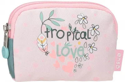 Poșetă pentru copii Enso Tropical Love - Cu fermoar