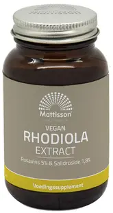 Vegan Rhodiola Extract, 60 capsule, Mattisson Healthstyle