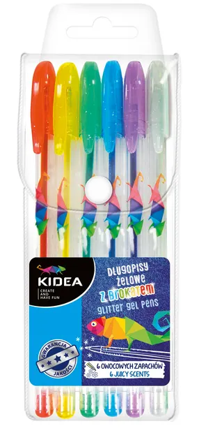 Pix cu gel Brocart Kidea - 6 culori
