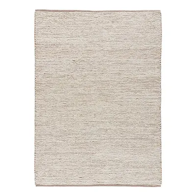 Covor bej țesut manual din bumbac 120x170 cm Reimagine – Universal