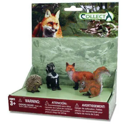 Set 4 figurine Animale din padure - Collecta