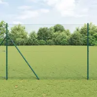 vidaXL Gard hexagonal 1,6 x 50 m PVC Verde
