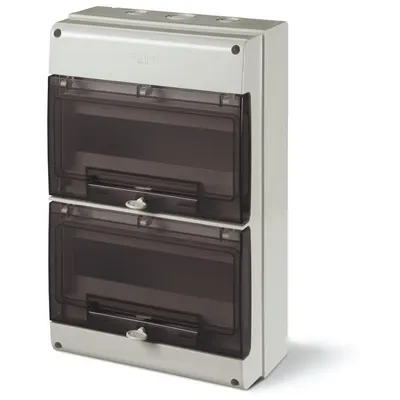 Tablou PT 24M, Scame 672.4024, IP66, montare aparenta, M400 24 module, 256x400x140mm GRI