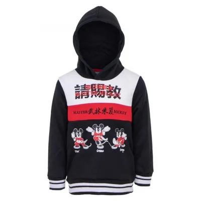 Hanorac copii, negru, Ninja, Mickey Mouse, Disney
