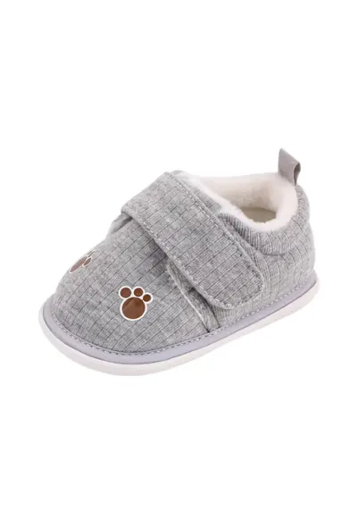 Pantofi Model Labute - Imblaniti - Velcro - Gri
