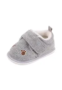 Pantofi Model Labute - Imblaniti - Velcro - Gri